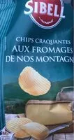 Количество сахара в chips craquantes aux fromages de nos montagnes