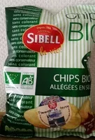 Количество сахара в CHIPS BIO LISSE ALLEGEE EN SEL