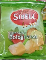 चीनी की मात्रा Chips saveur Bolognaise