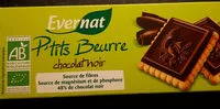 Zuckermenge drin P´tits Beurre Biscuits Chocolat Noir