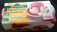 Jumlah gula yang masuk Panna Cotta Framboise