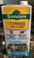 Suhkru kogus sees lait demi écrémé sterilisé UHT