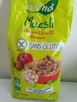 Zuckermenge drin MUESLI pomme noisette amande sans gluten