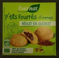 Zuckermenge drin P'tits Fourrés O'cacao