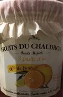 Sucre et nutriments contenus dans Fruits du chaudron