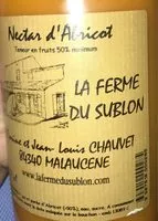 Sucre et nutriments contenus dans La ferme du sublon