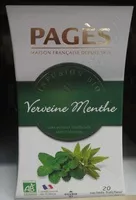 Количество сахара в Infusion bio Verveine Menthe