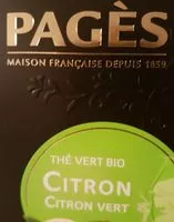 Sokerin määrä sisällä THE VERT CIT CITRON VERT BIO