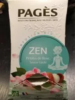 Sokerin määrä sisällä INFUSION ZEN BIO