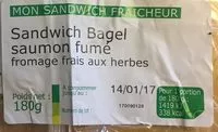 Sucre et nutriments contenus dans Mon sandwich fraicheur