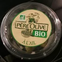 चीनी की मात्रा Bio olives vertes dénoyautées à l ail