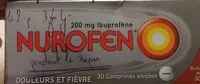 Sucre et nutriments contenus dans Nurofen