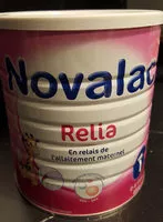 Sucre et nutriments contenus dans Novalac relia