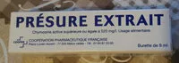 入っている砂糖の量 PRESURE EXTRAIT