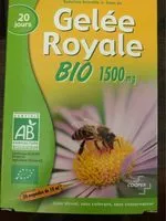 入っている砂糖の量 Gelée Royale Bio 1500mg