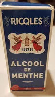 Sokerin määrä sisällä alcool de menthe ricqles