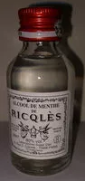Sokerin määrä sisällä Alcool de Menthe Ricqles