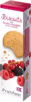 Cantidad de azúcar en Protifast Biscuits fruits rouges (20 biscuits)