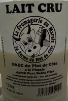 Quantité de sucre dans lait cru