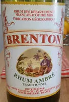 Sucre et nutriments contenus dans Brenton