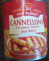 İçindeki şeker miktarı Cannelloni à la sauce italienne pur bœuf