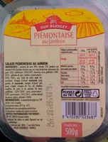 Suhkru kogus sees Piémontaise au jambon