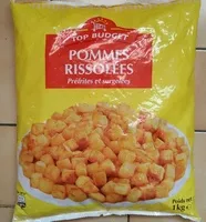Zuckermenge drin Pommes rissolées préfrites et surgelées