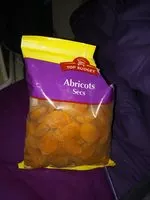Suhkru kogus sees Abricots secs