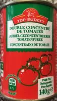 Sokerin määrä sisällä DOUBLE CONCENTRE TOMATE