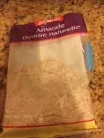 入っている砂糖の量 Amande poudre naturelle