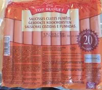 含糖量 Saucisses cuites Fumées