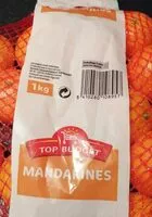 Sokerin määrä sisällä Mandarine