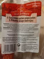 Saucisses seches piquantes