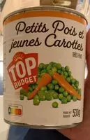 Jumlah gula yang masuk Petits pois et jeunes carottes