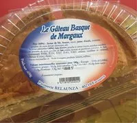 Sucre et nutriments contenus dans Margaux