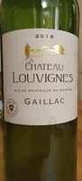 Sucre et nutriments contenus dans Chateau louvignes