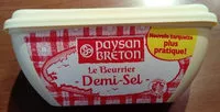 入っている砂糖の量 Paysan Breton - Beurrier demi-sel