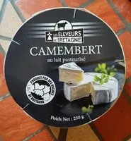 Quantité de sucre dans Camembert au lait pasteurisé