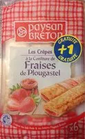 含糖量 Paysan Breton - Les Crêpes à la confiture de fraises Gariguette X6+1