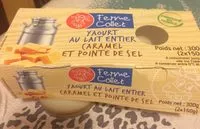 Zuckermenge drin Yaourt sur lit de caramel et pointe de sel