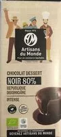 Sokerin määrä sisällä CHOCOLAT DESSERT NOIR 80%