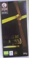 Sokerin määrä sisällä Chocolat noir