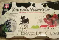 Sucre et nutriments contenus dans La ferme de corly