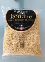 Quantité de sucre dans fromage râpé pour Fondue aux 4 fromages de Savoie