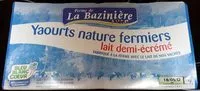 Sucre et nutriments contenus dans Ferme de la baziniere