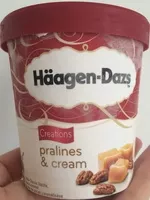 Сахар и питательные вещества в Nestle haagen dazs