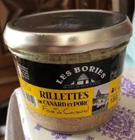入っている砂糖の量 Rillettes de canard et porc