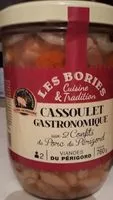 Sokerin määrä sisällä Cassoulet gastronomique aux 2 confits de porc du perigord