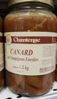 Sucre et nutriments contenus dans Chantenac