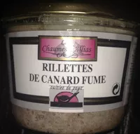 Quantité de sucre dans Rillettes de canard fumé